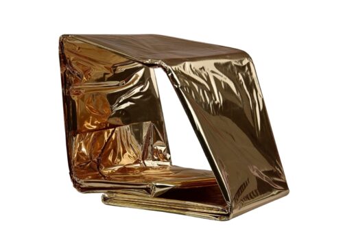 Rettungsdecke (gold/silber)